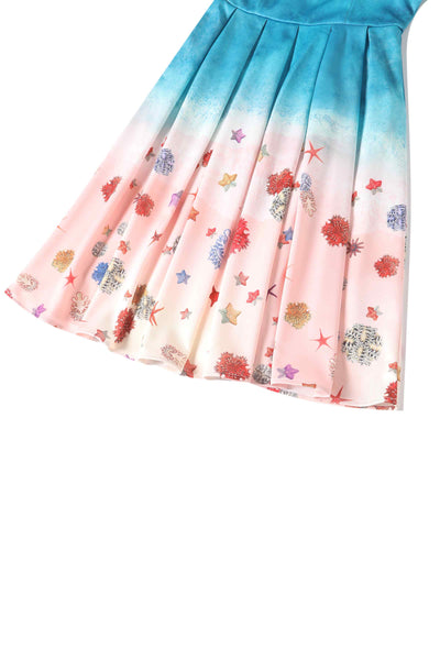 Close up view of Coastal Crush Swing Dress