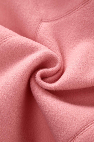 Fabric of a Sabrina Coral Pink Cape Jacket