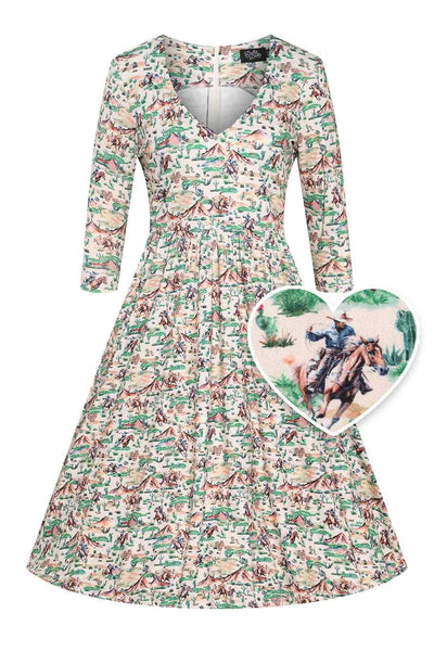 Front view of Cowboy Desert Dress