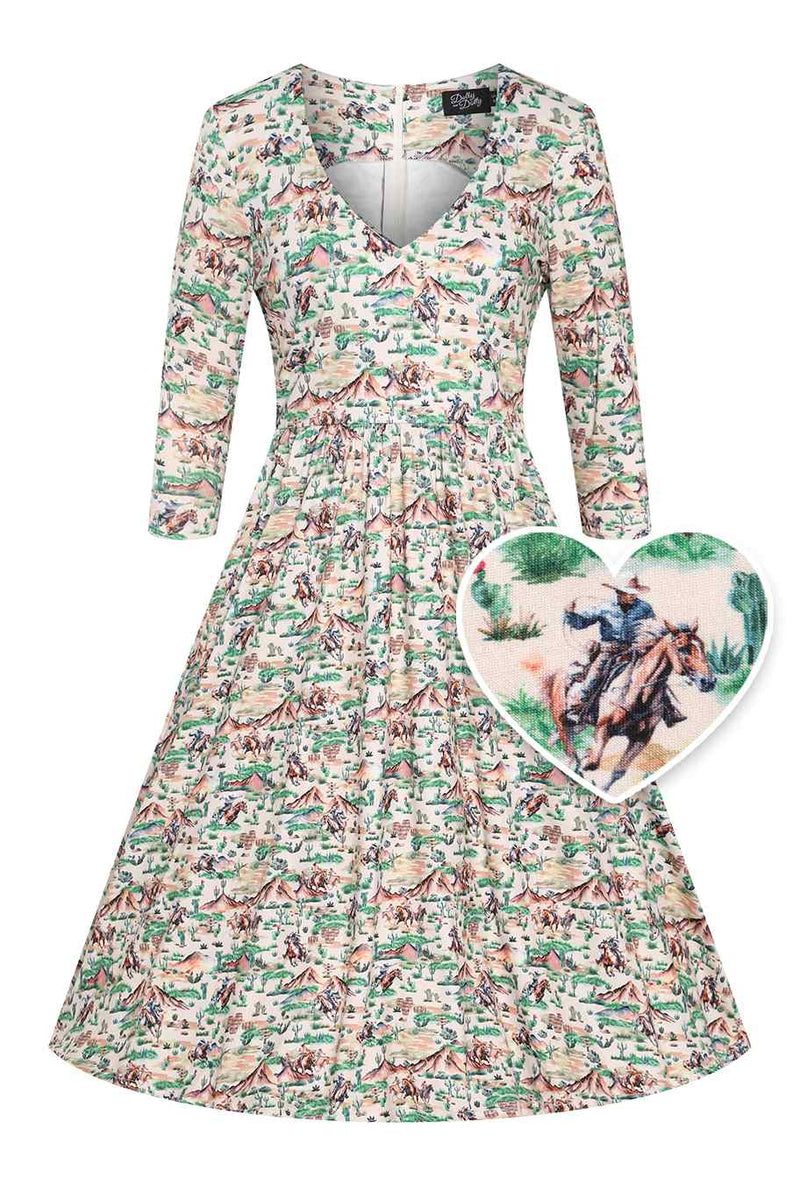Front view of Cowboy Desert Dress