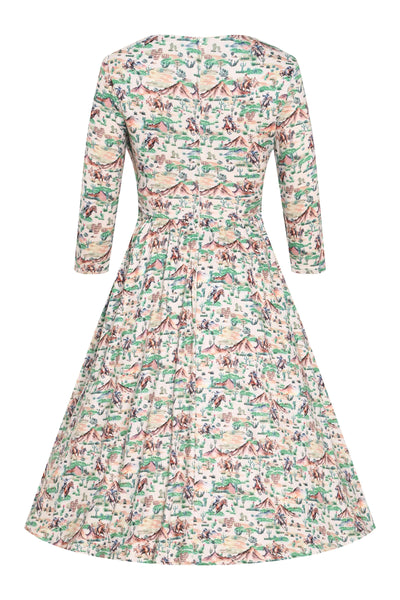 Back view of Cowboy Desert Dress