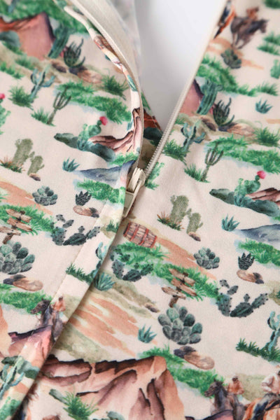 Close up view of Cowboy Desert Dress