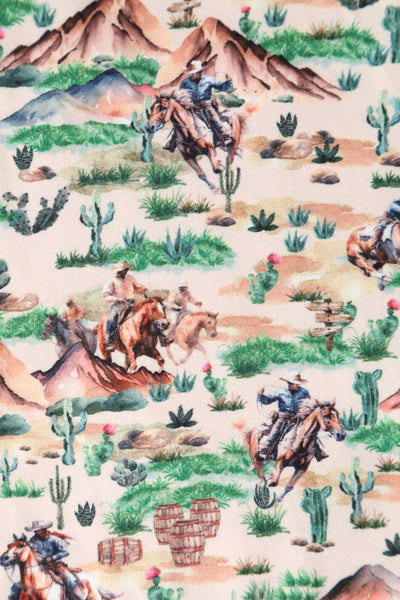 Close up view of Cowboy Desert Dress