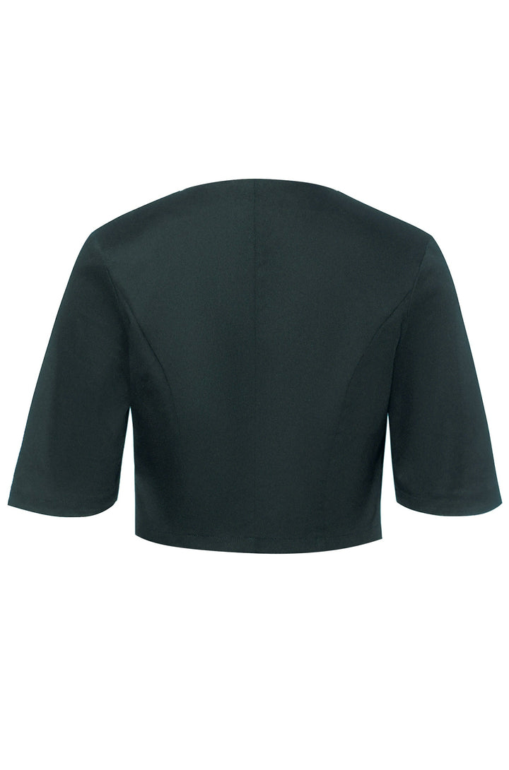 Lisette Plus Size Dark Green Bolero Jacket