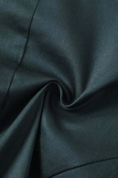 Close up view of Dark Green Bolero Jacket