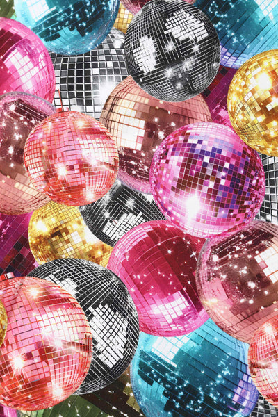 Close up view of Disco Ball Swing Dress