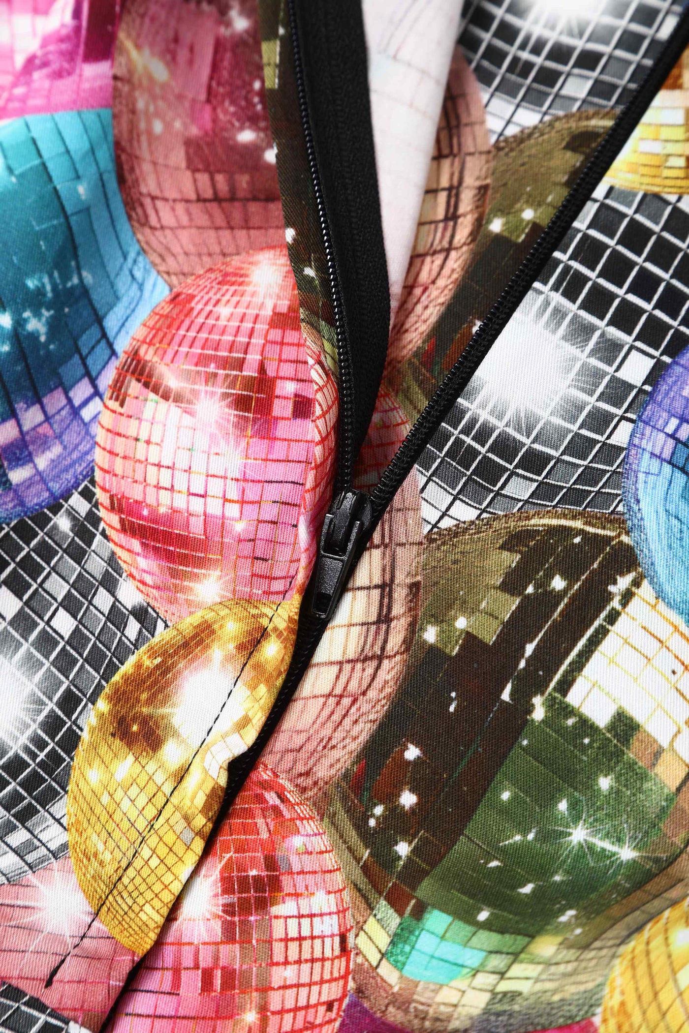 Close up view of Disco Ball Swing Dress