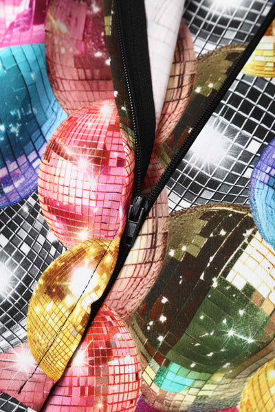 Close up view of Disco Ball Swing Dress