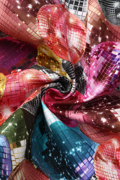 Close up view of Disco Ball Swing Dress