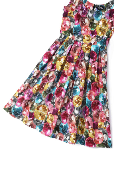 Close up view of Disco Ball Swing Dress