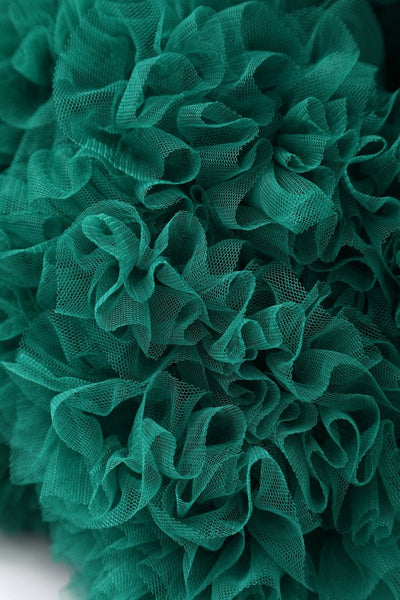 Fluffy Net Petticoat 25.5 Inches In Emerald Green