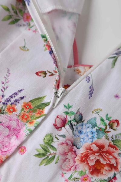 English Garden Pleated Bust Dress