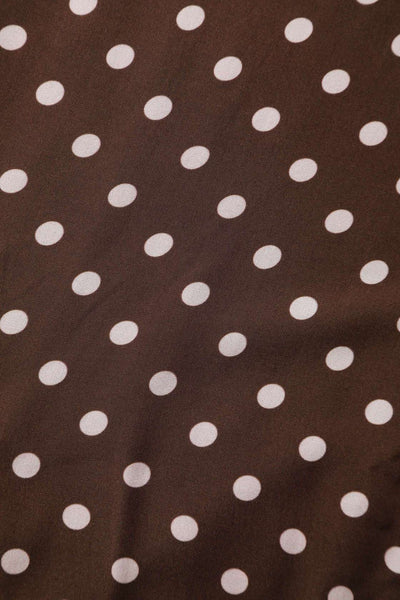 Pattern of Estelle Brown Polka Dot Midi Skirt