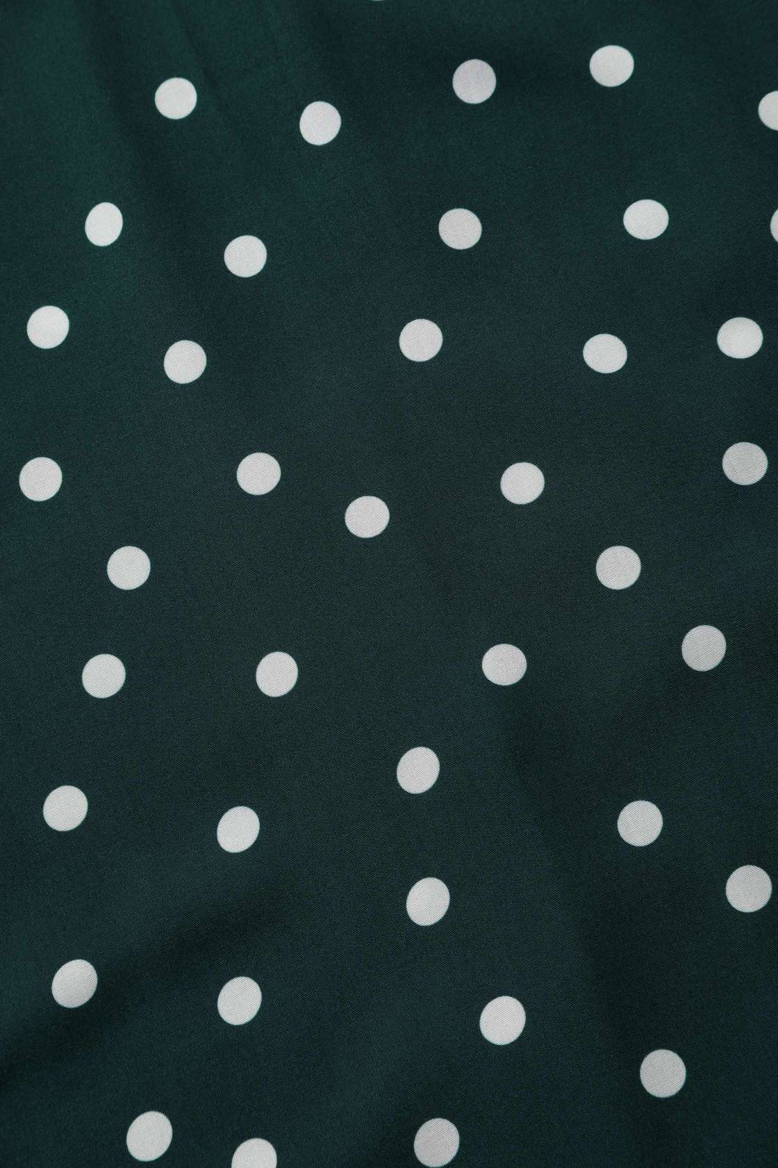 Pattern of Estelle Green Polka Dot Midi Skirt