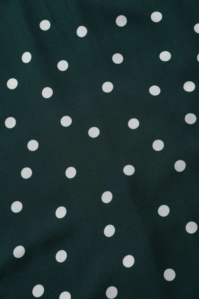 Pattern of Estelle Green Polka Dot Midi Skirt
