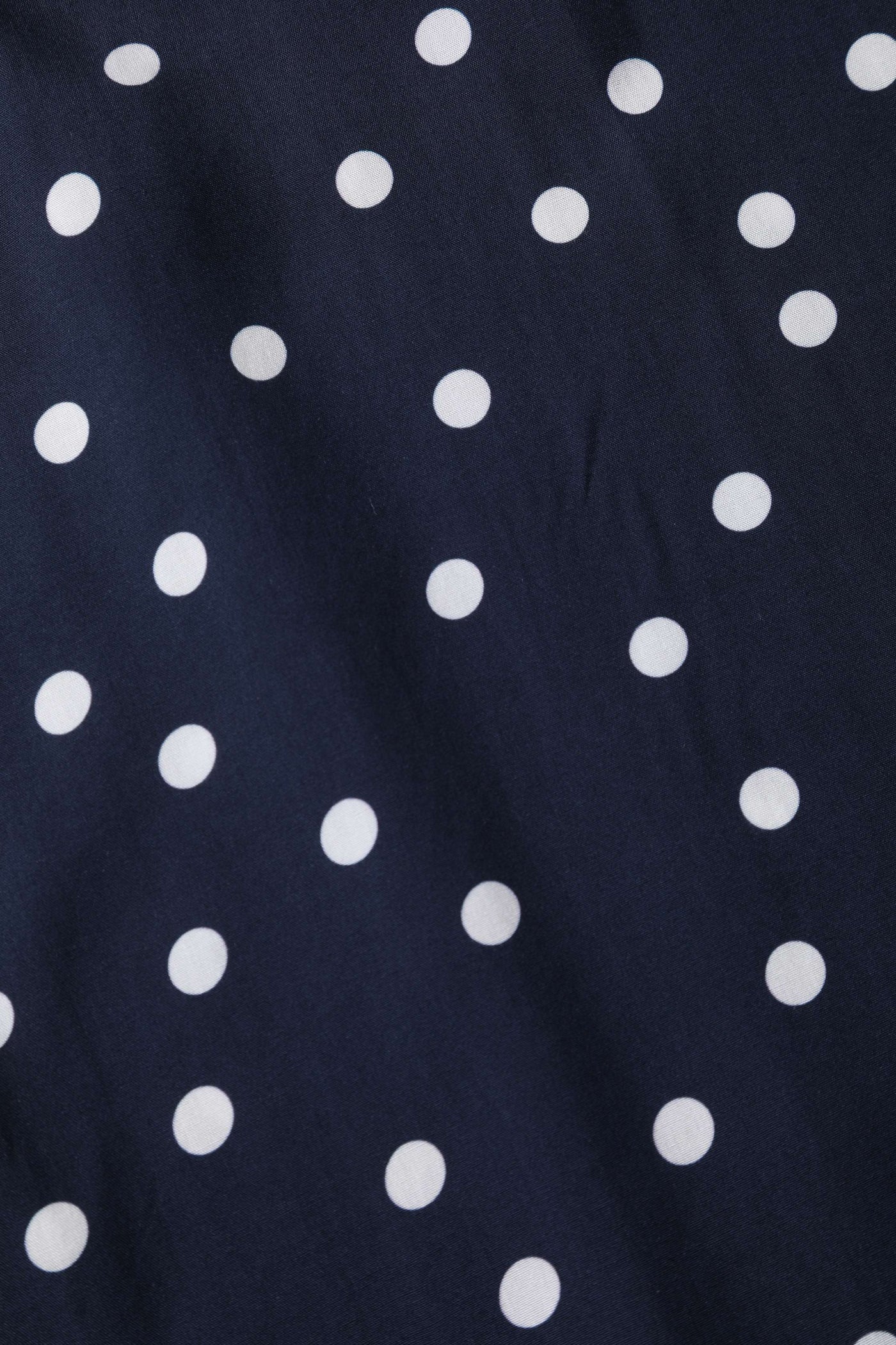 Pattern of Estelle Midnight Blue Polka Dot Midi Skirt