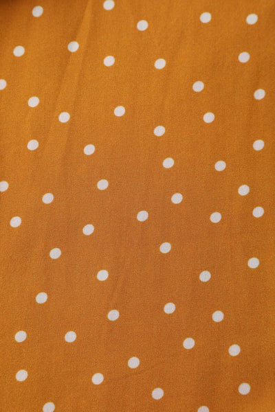 Pattern of Estelle Terracotta Polka Dot Midi Skirt