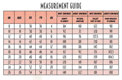 measurement guide