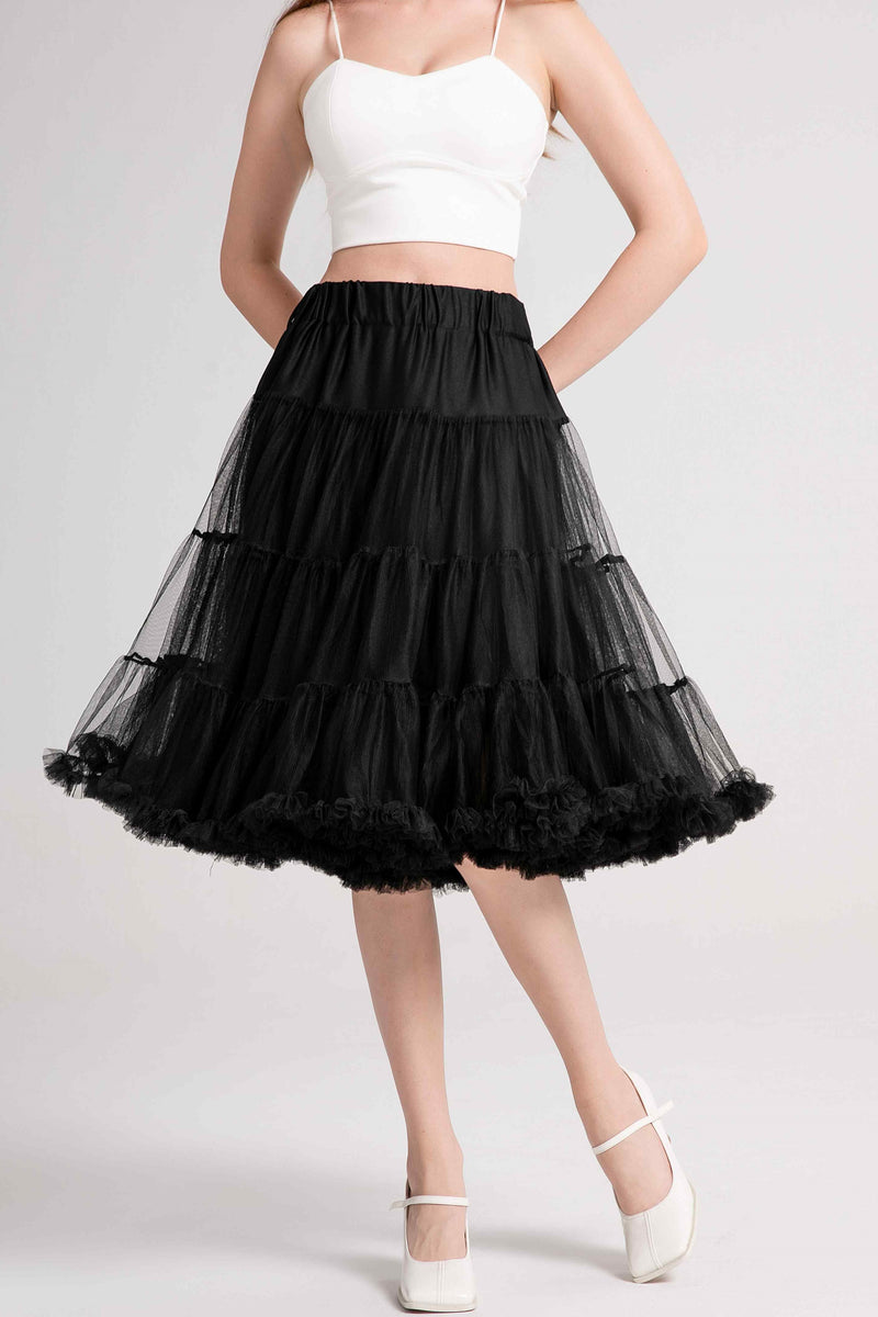 Fluffy Black Petticoat