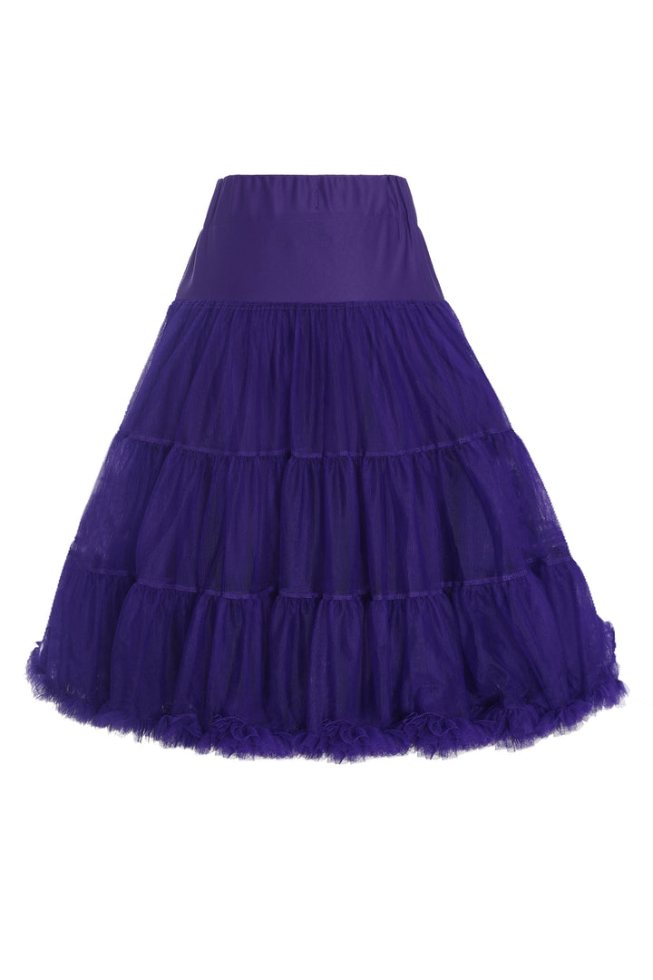 Fluffy Purple Petticoat 65cm Long | Dolly and Dotty