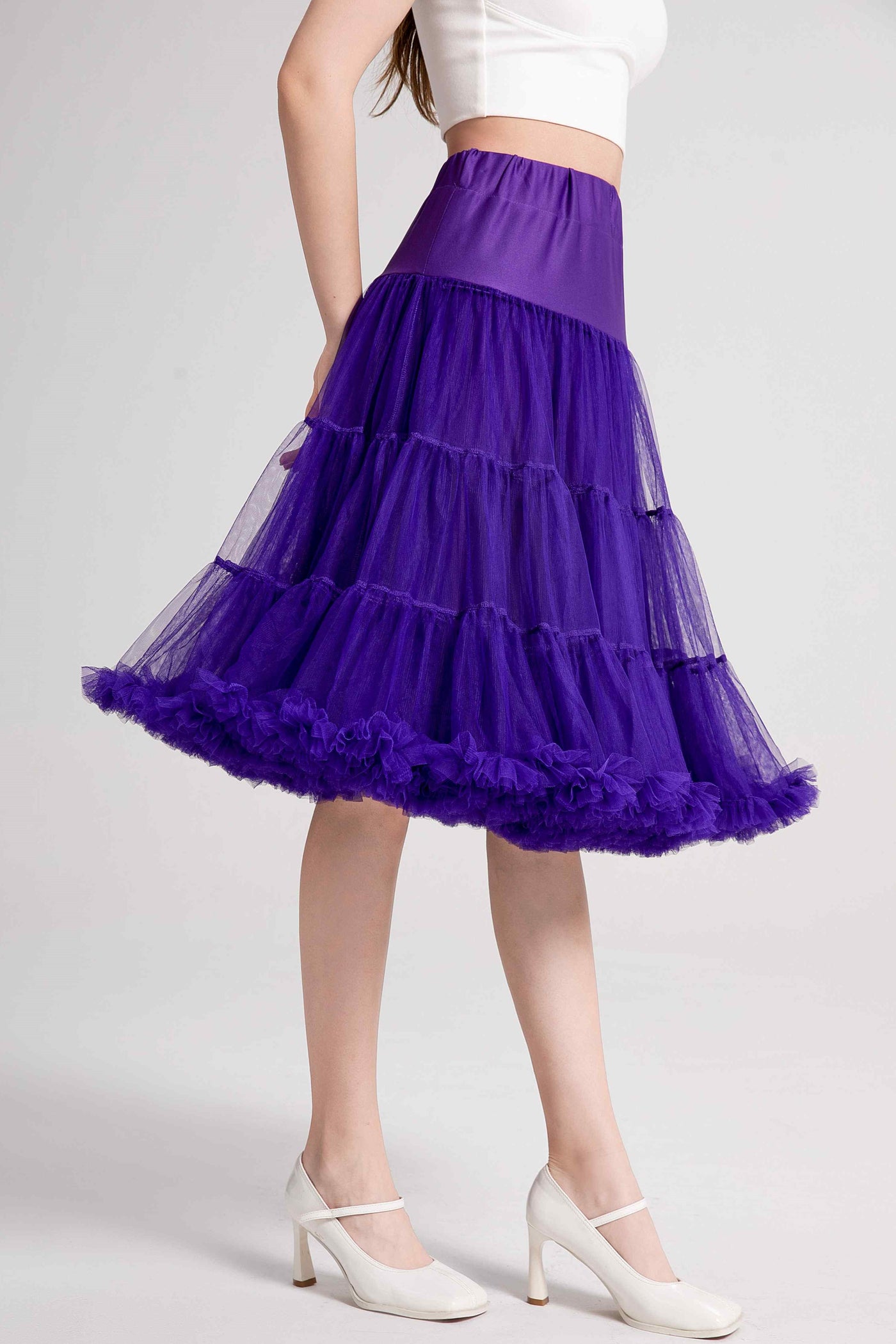 Fluffy Purple Petticoat