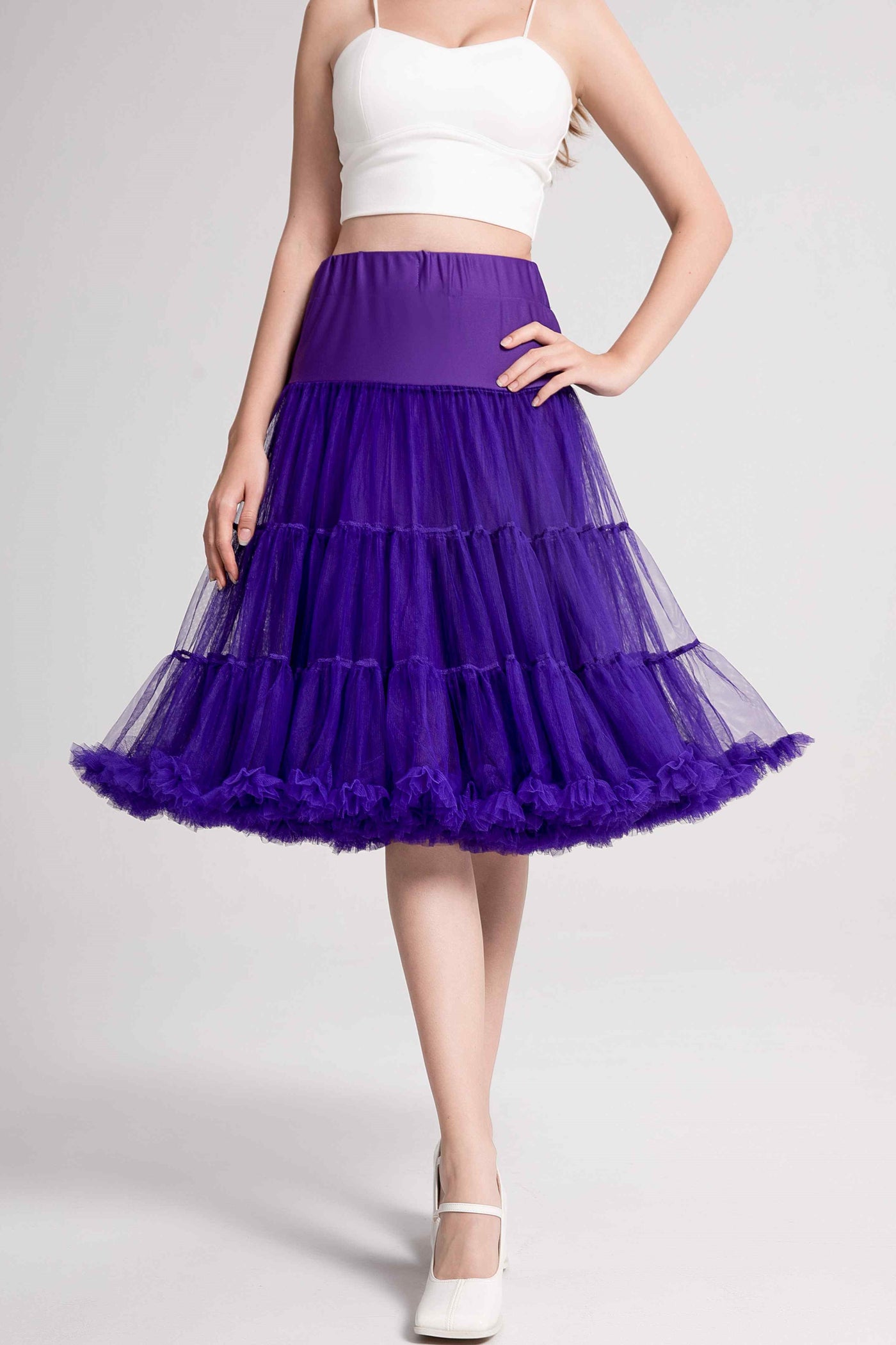 Fluffy Purple Petticoat