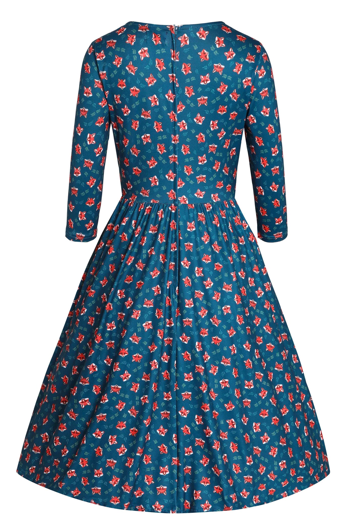 Blue Fox Long Sleeved Dress