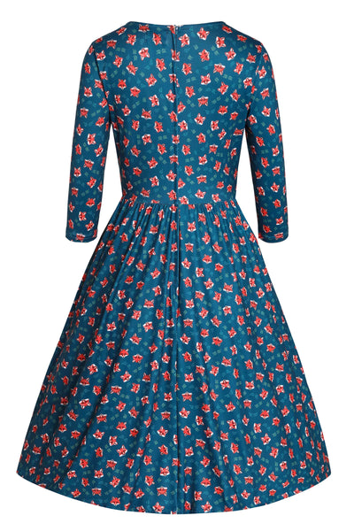 Blue Fox Long Sleeved Dress