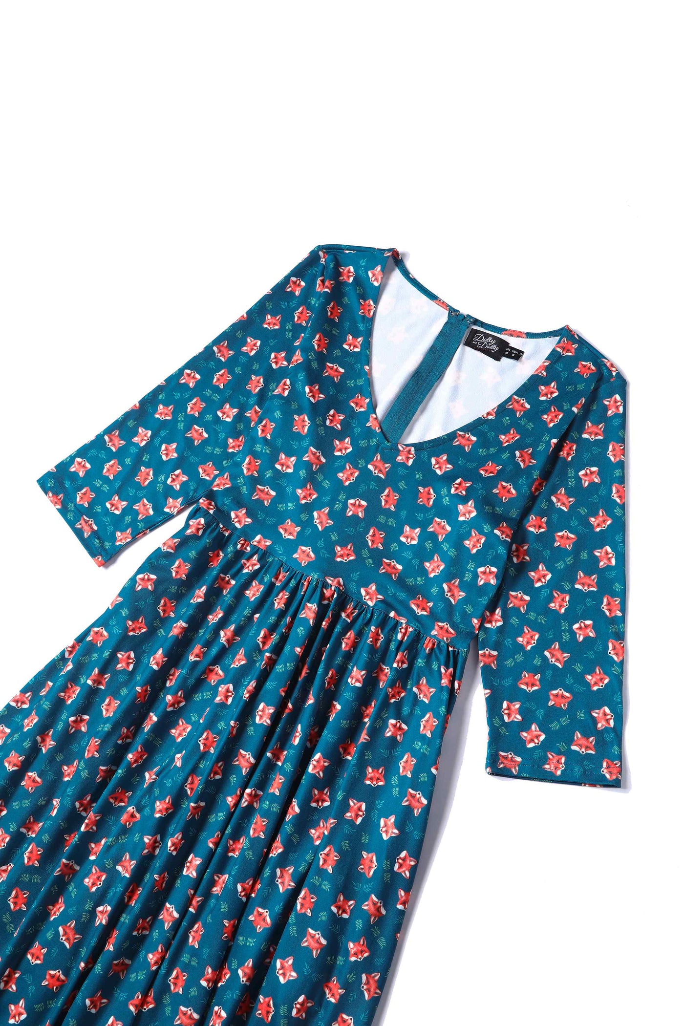 Blue Fox Long Sleeved Dress