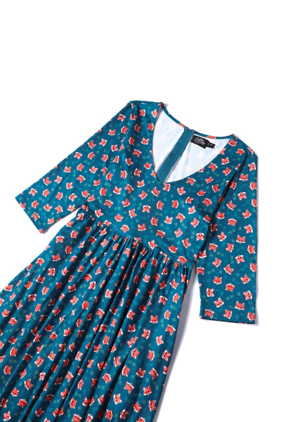 Blue Fox Long Sleeved Dress