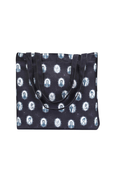 Frankenstein & Bride Print Tote Bag