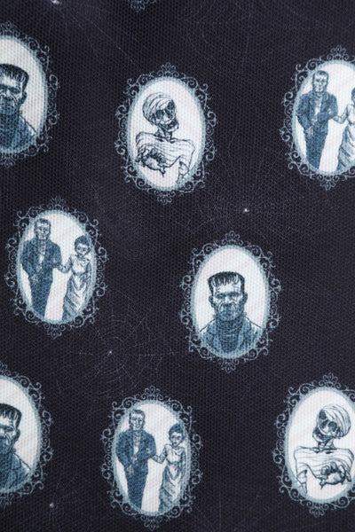 Frankenstein & Bride Print Tote Bag