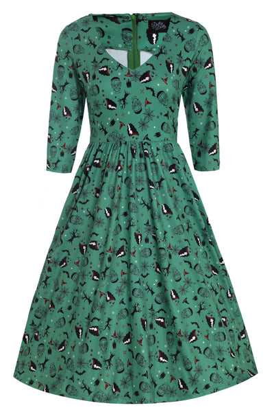 Frankenstein & The Bride Print Dress