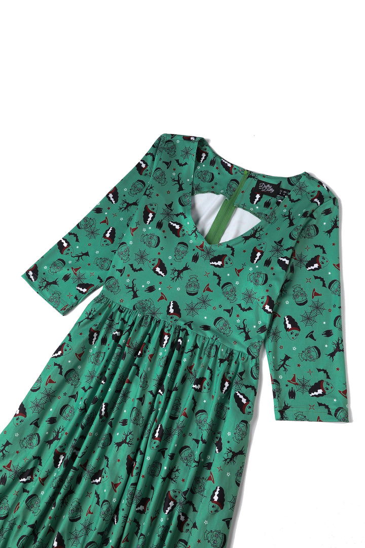 Billie Frankenstein & The Bride Print Dress