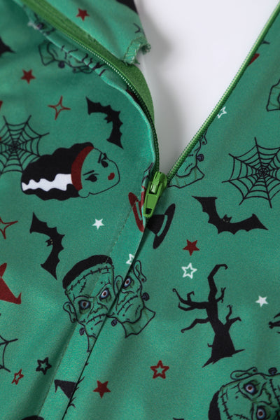 Frankenstein & The Bride Print Dress