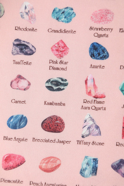 Close up view of Gemstone Pink Swing Dress