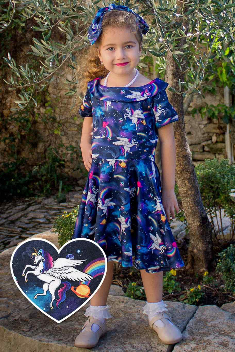 blue unicorn dress Buy Monsoon Blue Unicorn Embellished Disco Dress from Next USA