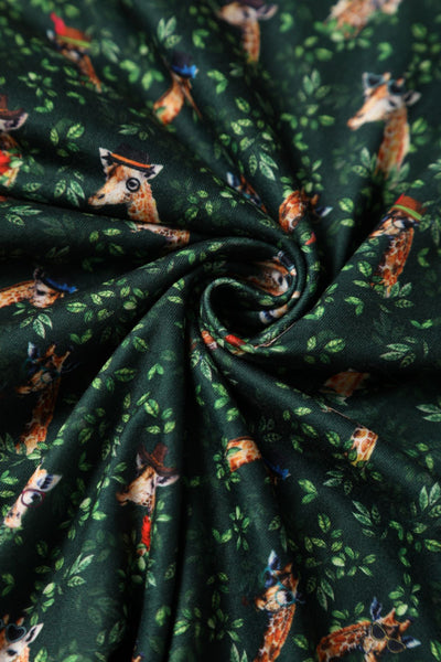 Green Giraffe Dress