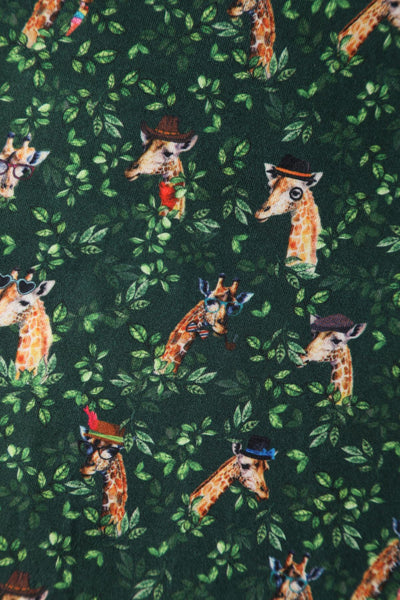 Green Giraffe Dress