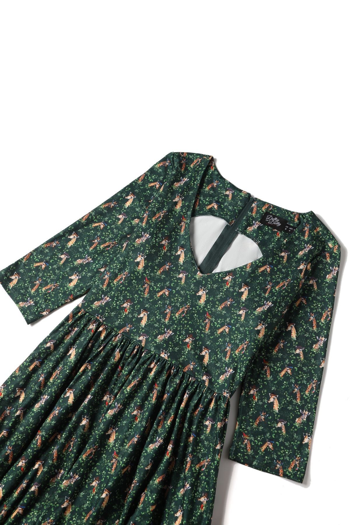 Green Giraffe Dress