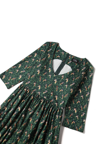 Green Giraffe Dress