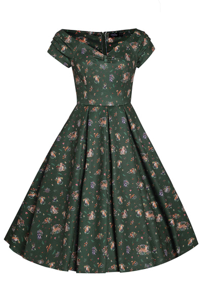 Lily Green Woodland Circle Dress