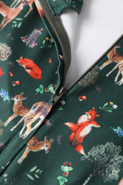 Green Woodland Dress
