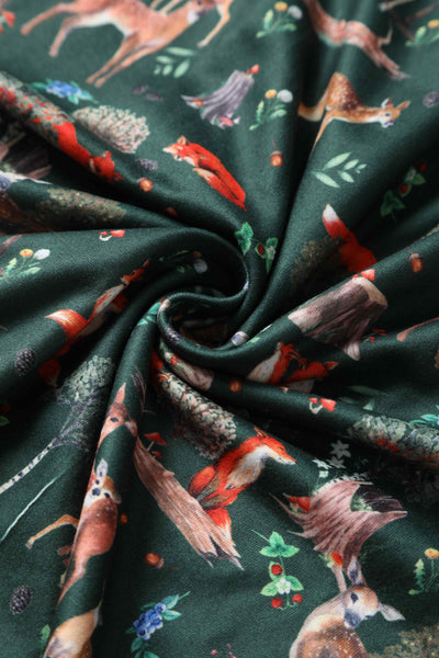 Green Woodland Dress
