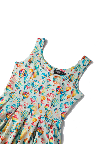Hot Air Balloon Festival Swing Dress