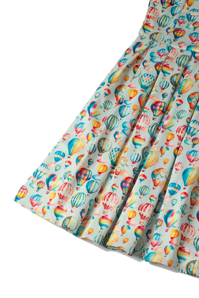 Hot Air Balloon Festival Swing Dress