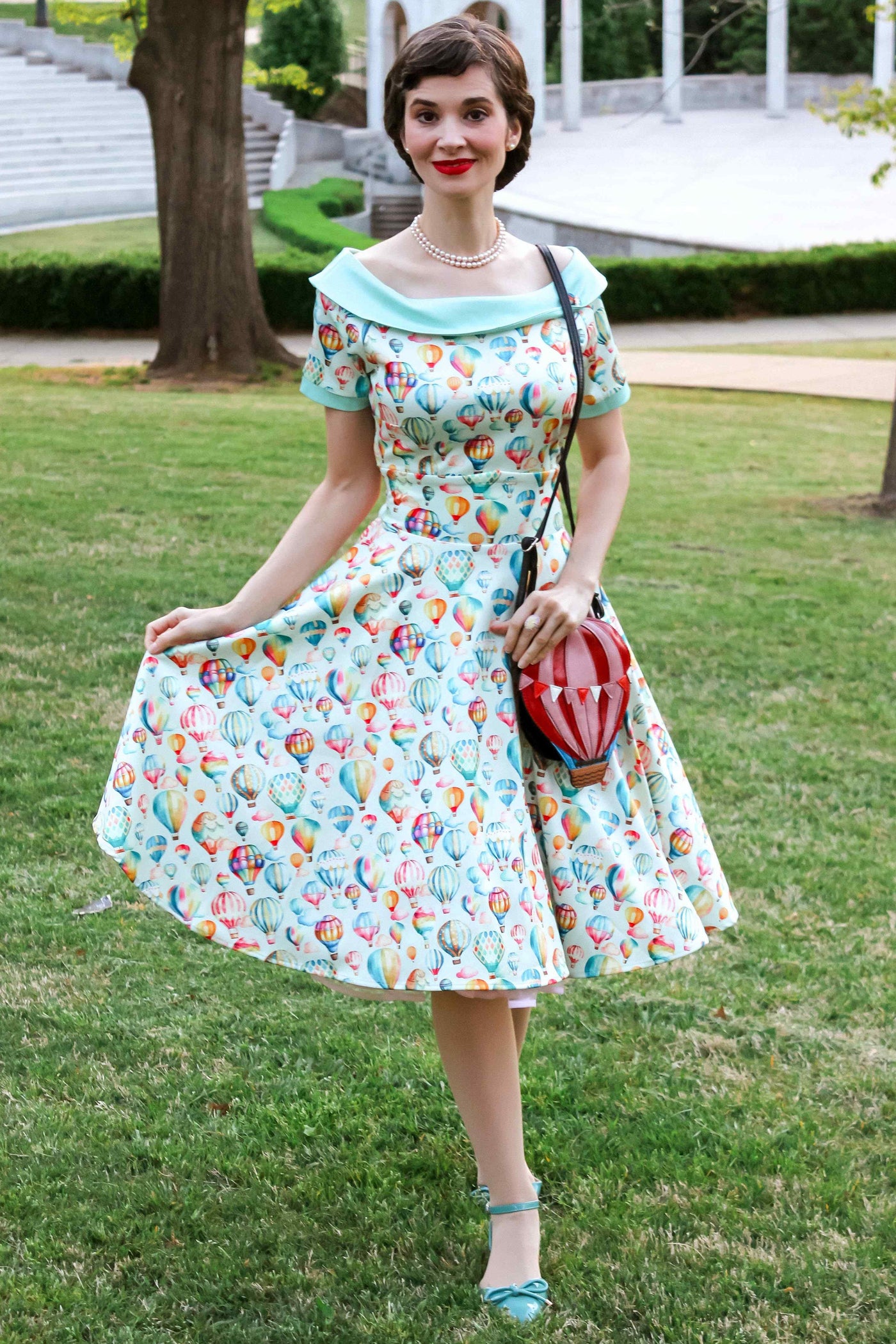 Hot Air Balloon Swing Dress