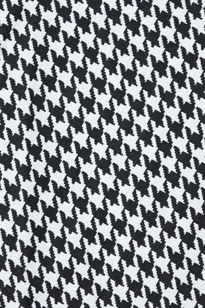 Close-up view of Houndstooth Coat Dress