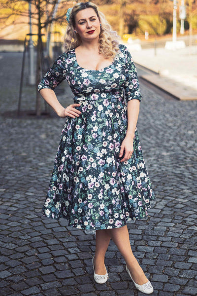 Hydrangea Floral Dress