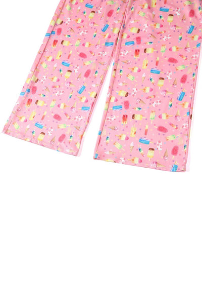 Close up View of Ice Lolly Jumpsuit in Pink